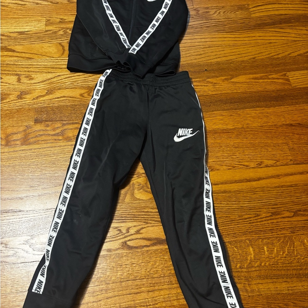 Nike Black and White Athletic Jacket